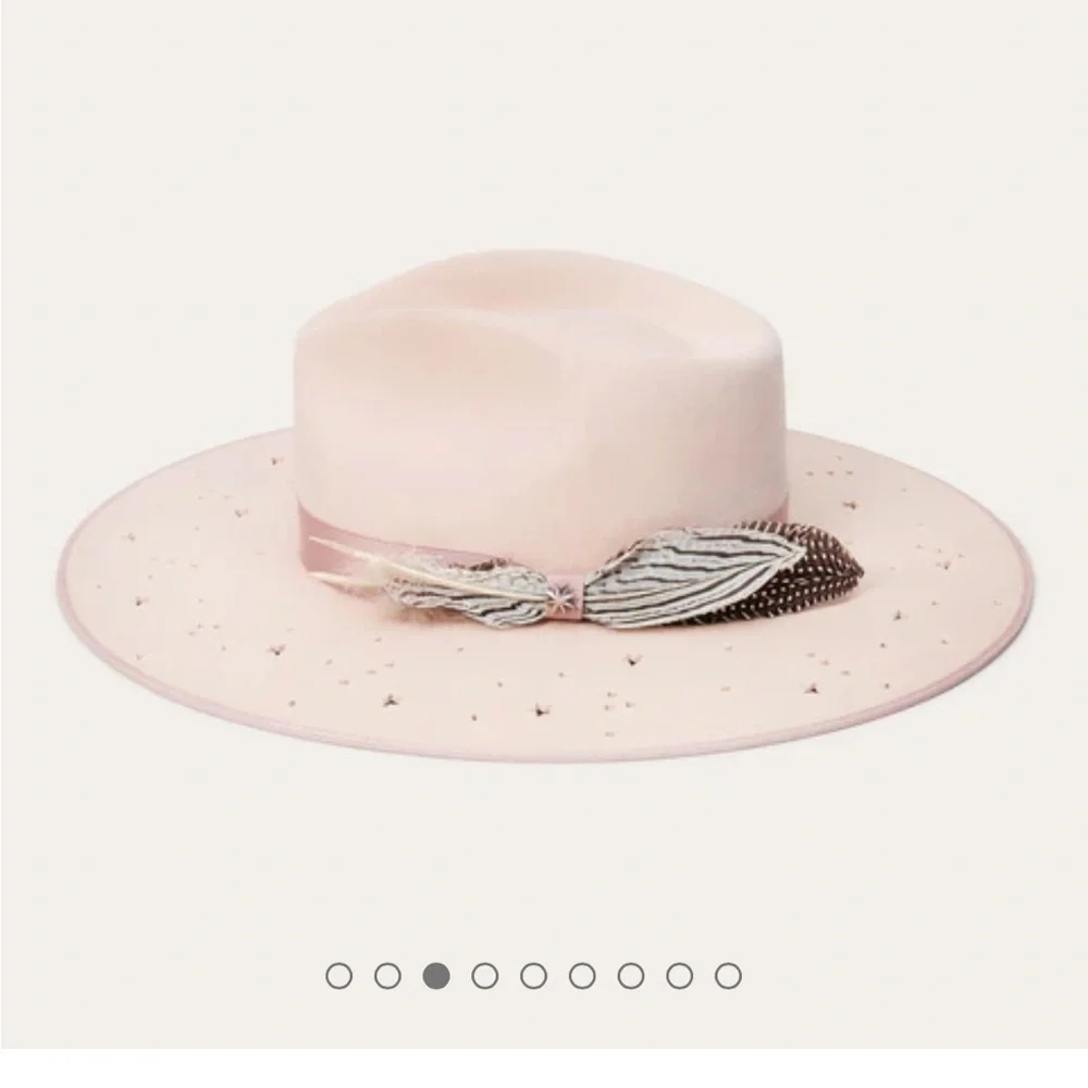 NEW Stetson Seeker Collection 'Night Sky' Cowboy Hat - Powder Pink Size S - Picture 14 of 14